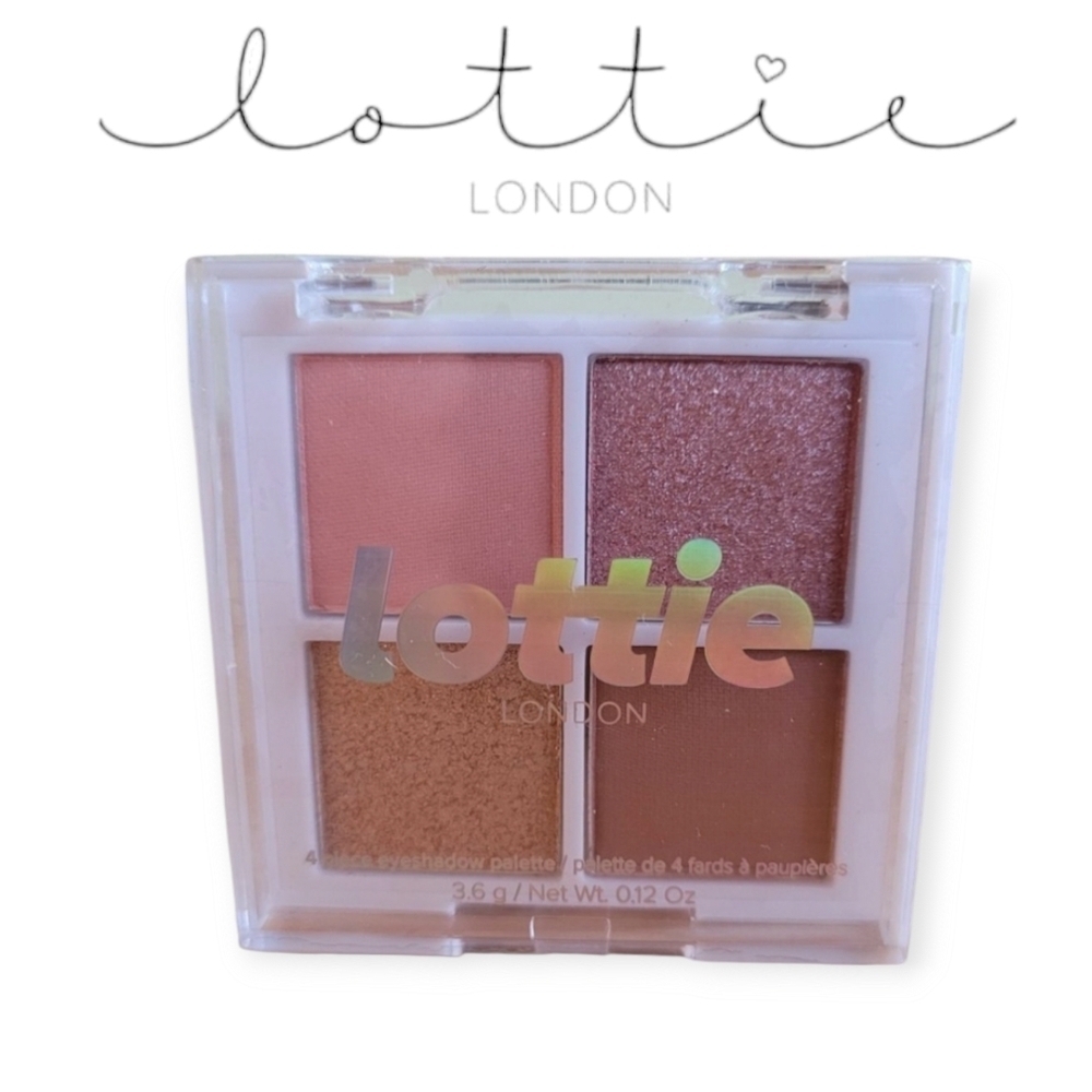 Lottie London Rose Golds Eyeshadow Quad Sealed Everyday Travel Soft Glam Palette